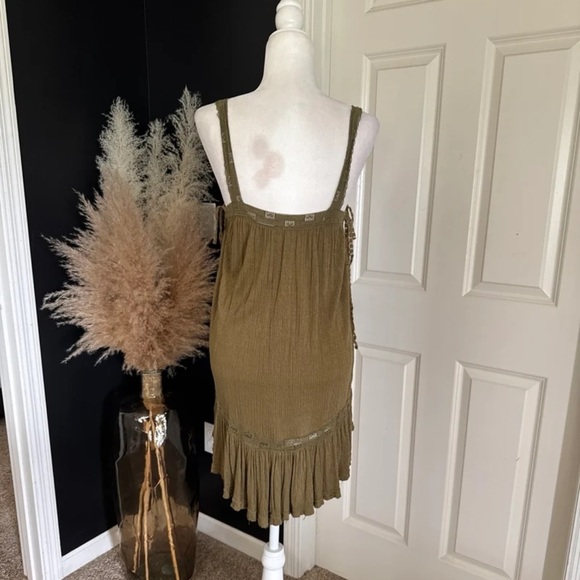Free People Sweet Thing Tunic Dress Moss
 Size Medium - Picture 10 of 12